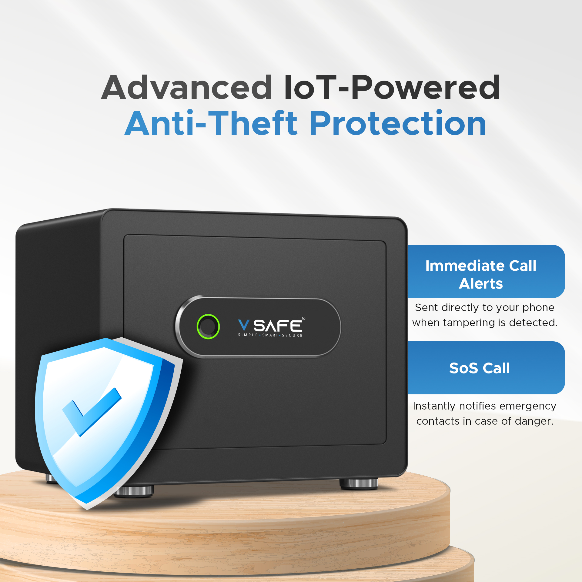 V SAFE Plus mobile app control