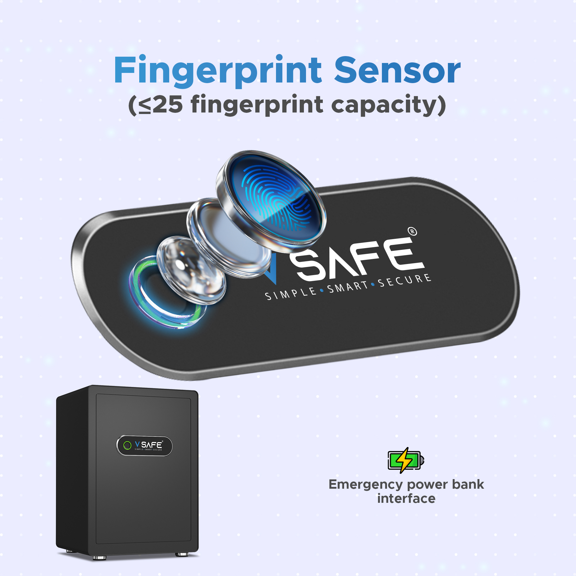 V SAFE Ultra USB power backup